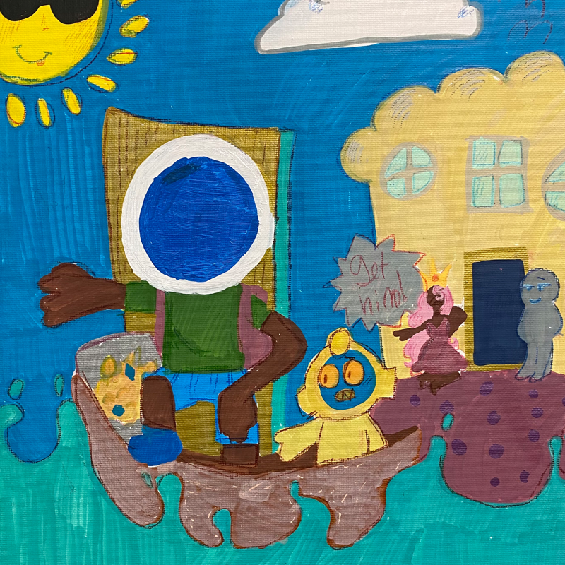 Artwork by Sasha, age 13